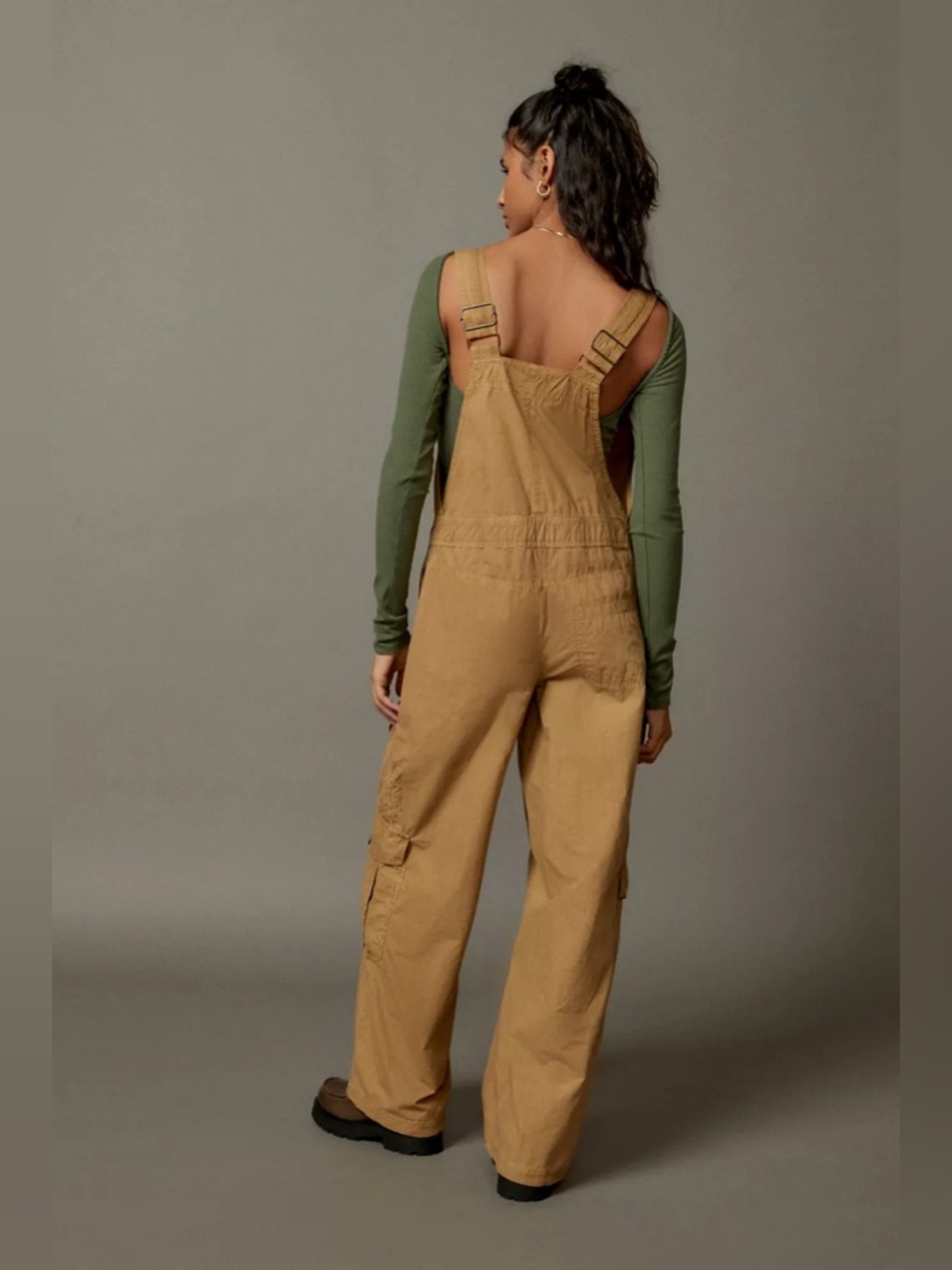BDG Tan Cargo Utility Jumpsuit - Picture 4 of 12
